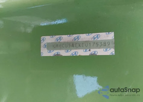 2014 Hyundai Accent Se z USA, uszkodzony, nr VIN KMHCU5AEXEU175389